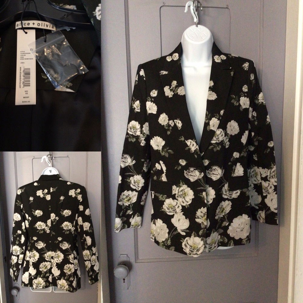 Floral suit jacket